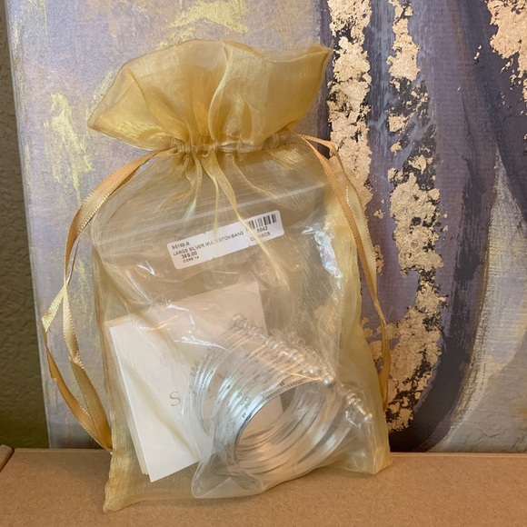 NEW Satya Sterling Silver Large Bangle Bracelet Cuff “Something Special” $349 - Picture 13 of 16